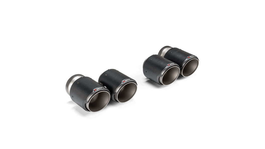 Akrapovic 2021+ BMW M3 (G80)/M4 (G82) Tail Pipe Set (Classic Carbon Design)