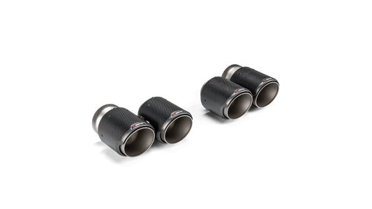 Akrapovic 2021+ BMW M3 (G80)/M4 (G82) Tail Pipe Set (Classic Carbon Design)