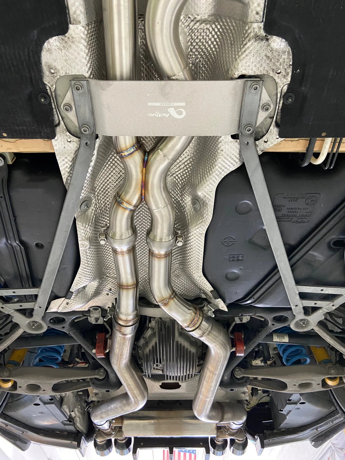 Active Autowerke F8X BMW M3 & M4 EQUAL LENGTH MID PIPE (Resonated)