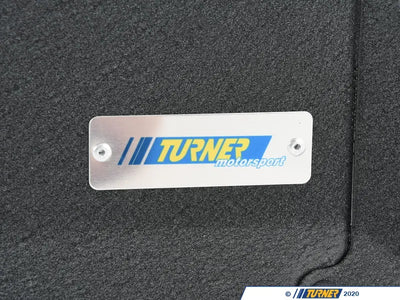 Turner Motorsport Skid Plate - Wrinkle Black Powdercoated Finish - F87 M2 Competition S55