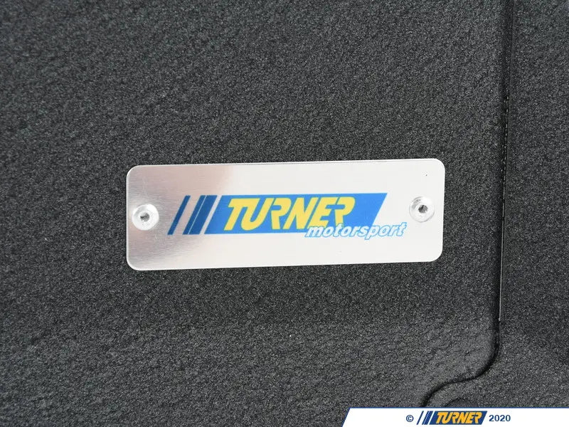 Turner Motorsport Skid Plate - Wrinkle Black Powdercoated Finish - F87 M2 Competition S55