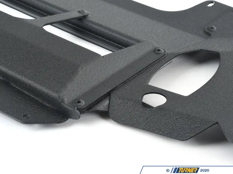 Turner Motorsport Skid Plate - Wrinkle Black Powdercoated Finish - F87 M2 Competition S55